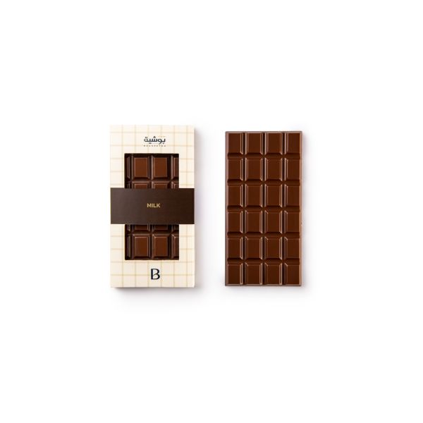 قالب شوكولاتة بالحليب سادة ١٠٠غ