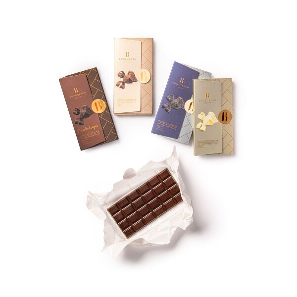 Tablet bar plain milk chocolate 100g