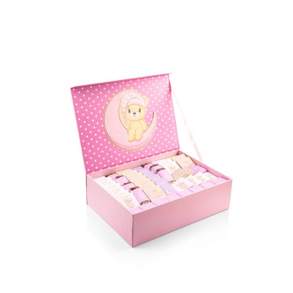 Baby boy box with customized newborn baby girl arrangement