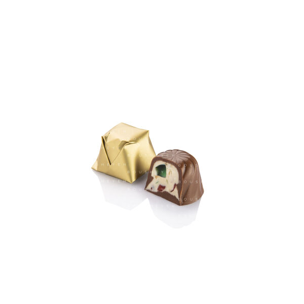 Milk chocolate filled mango cream & fruits pieces 200g