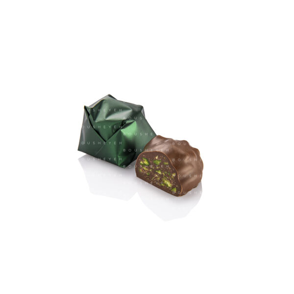 Milk chocolate covered rocher pistachio 200g