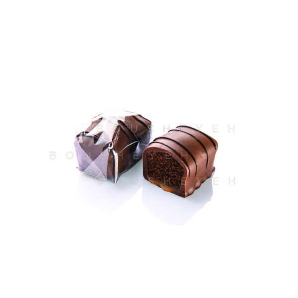 Milk chocolate covered brawni cake & caramel 200g