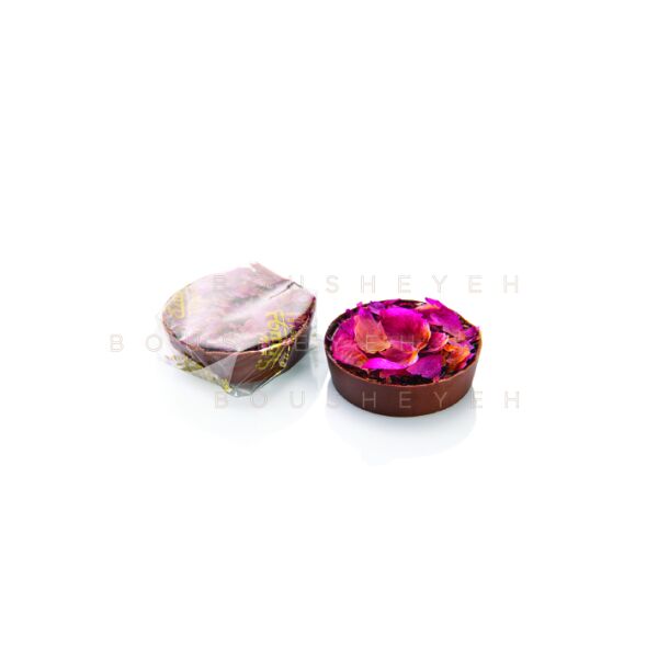 Milk chocolate filled hazelnut cream covered rose pieces 200g