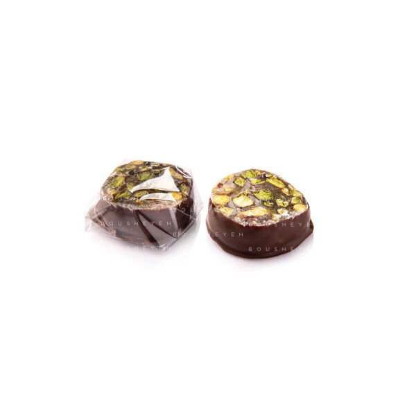 Pistachio raha dipped in dark chocolate 200g
