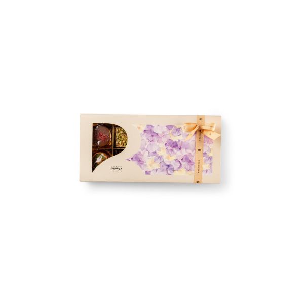 Floral Box with our luxury selection of chocolate (Small)